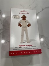HALLMARK 2015 ADMIRAL ACKBAR STAR WARS RETURN OF JEDI LIMITED ORNAMENT NIB MIB