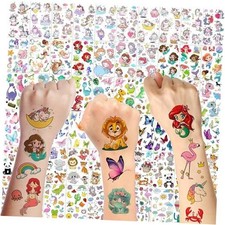 60 Sheets 500 Patterns Cartoon Temporary Tattoos For Kids CartoonAnimals