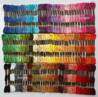 120 Anchor Cross Stitch Long stitch Embroidery Cotton Thread Floss/ skeins in So