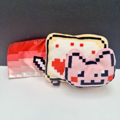 RAINBOW NYAN CAT PLUSH STUFFED 6  MEME CAT NO SOUND Jakks Pacific 2012