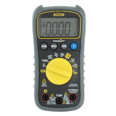 General Tools TS04 ToolSmart Bluetooth Connected Digital Multimeter, Auto-Ran...