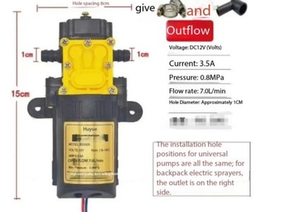 Electric Sprayer Water Pump, Diaphragm Pump,Smart High-PressureSelf-Priming Pump