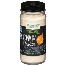 Frontier Organic Onion White Powder Non Gmo 2.1 Ounce Pack Of 1