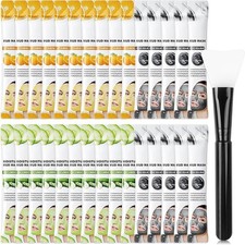 30PCS Clay Mask for Face,Vitamin C,Dead Sea Mud,Cucumber Mud Mask Set,Deep Clean