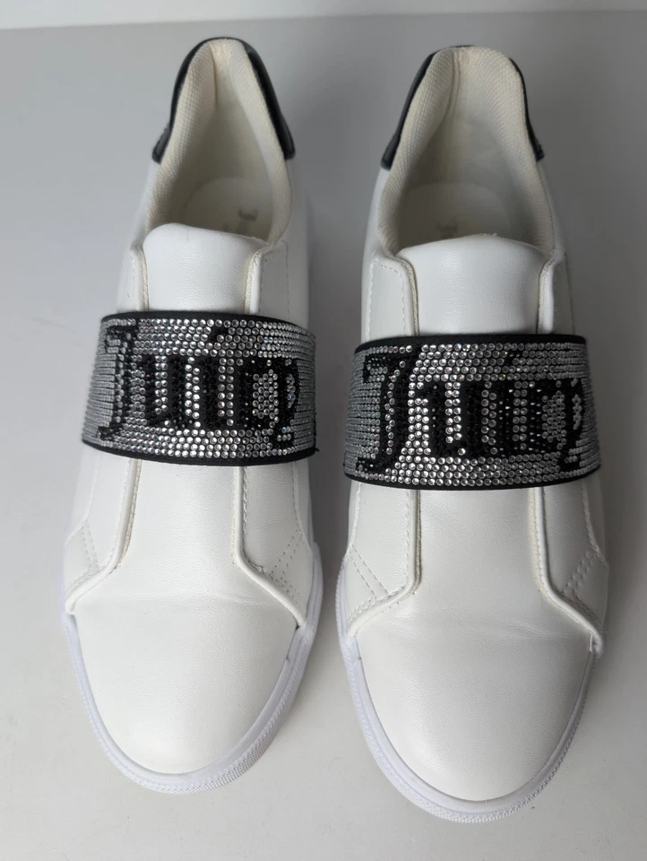 Juicy Couture Sneakers Women's Size 8 Designer JC Cosmic Slip-On Shoe Rhinestone - Image 2 of 4