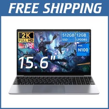 High Performance 15.6" Laptop 12GB RAM 512GB SSD Windows 11