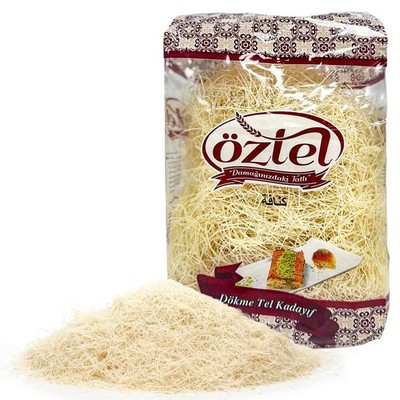 Kataifi for Dubai Chocolate, Dried & Chopped Shredded Phyllo Dough, Natural SH-2