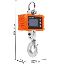 Image of 1000KG High Precision Industrial Digital Crane Scale Heavy Duty Hanging UK