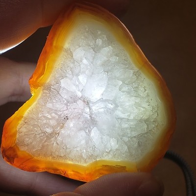 Orange Agate Slice