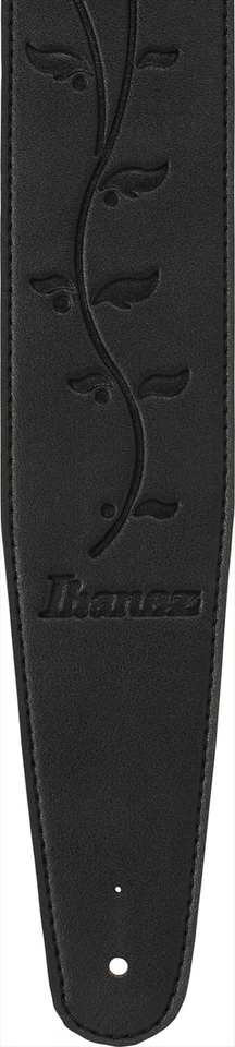 Correa de bajo para guitarra Ibanez GSLT60-BK con incrustación de árbol de la vida en relieve correa de guitarra Bla Foto 2 de 4