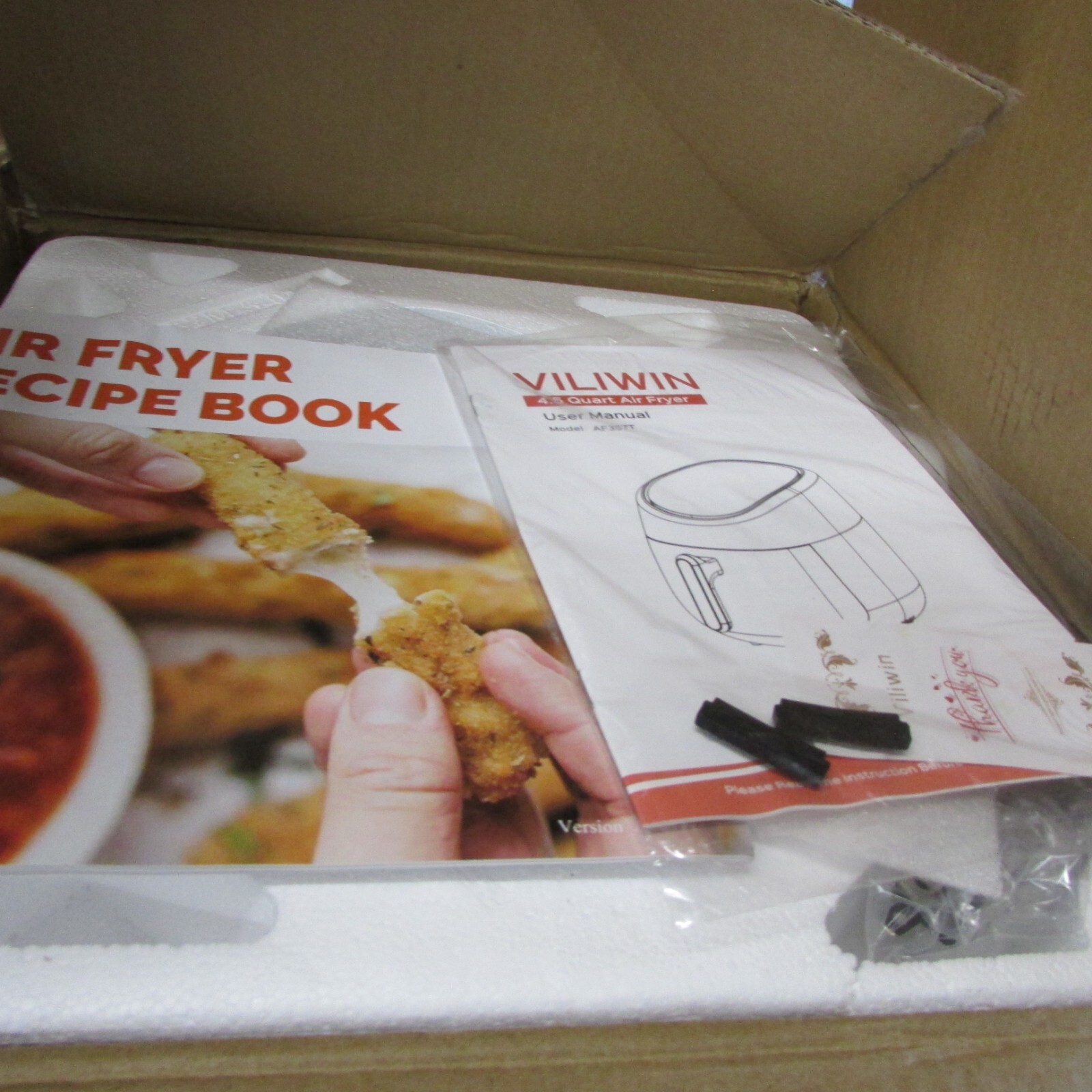 VILIWIN Air Fryer 4.5 QT Digital Upgraded Air Fryers Cooker 8 Preset