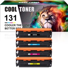 4x Color Toner Cartridge For HP 131A CF210A LaserJet Pro 200 M251nw M276nw MFP