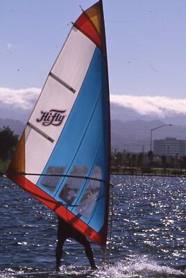 35 MM Color Slides Pro Photo Recreation Windsurfing ''HiFly'' Sailing 1986 #12
