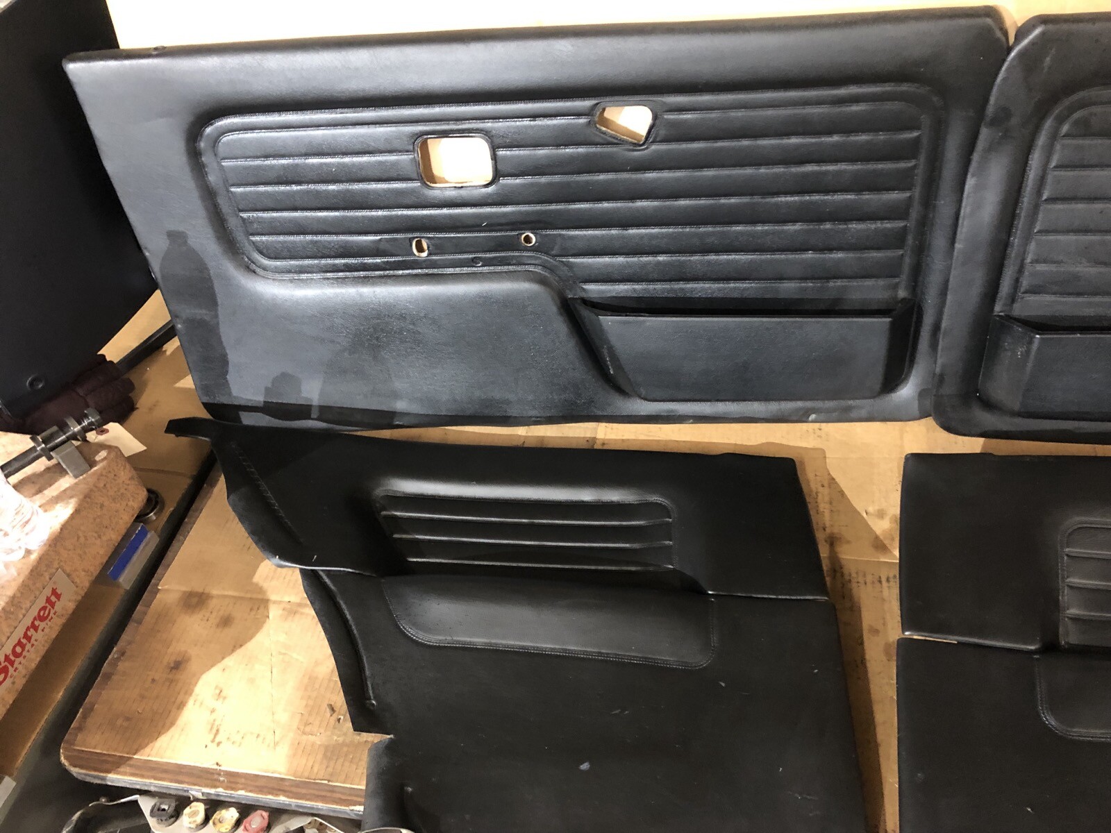 BMW E30 SET OF 4 BLACK-SCHWARZ VYNIL DOOR PANELS 