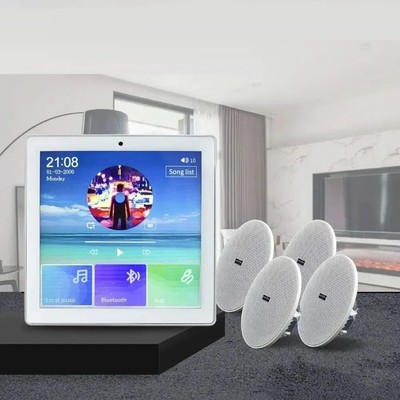 Mini Touch Screen Amplifier Bluetooth Stereo Sound Panel Ceiling Speaker Home