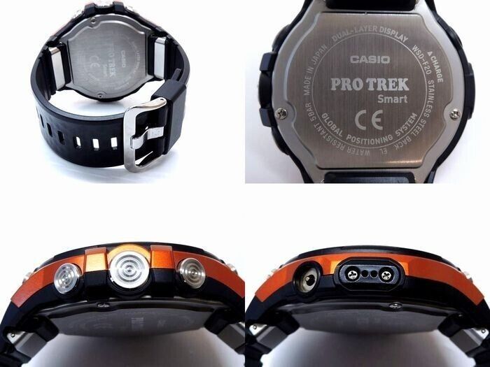 CASIO PROTREK SMART WSD-F20-RG GPS Bluetooth w/Box, Adapter CASIO PROTREK SMART WSD-F20-RG GPS Bluetooth w/Box, Adapter