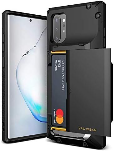 Damda Glide Pro Phone Case for Galaxy Note 10 Plus, with [4 Cards] [Semi-Auto] P