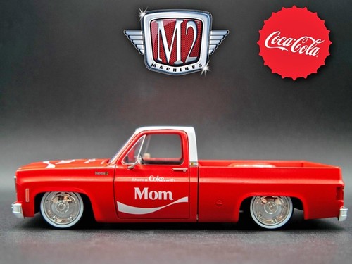 M2 MACHINES 1973 CHEVROLET CHEYENNE 10 SQUAREBODY 1:24 COCA-COLA MOM - Picture 4 of 4