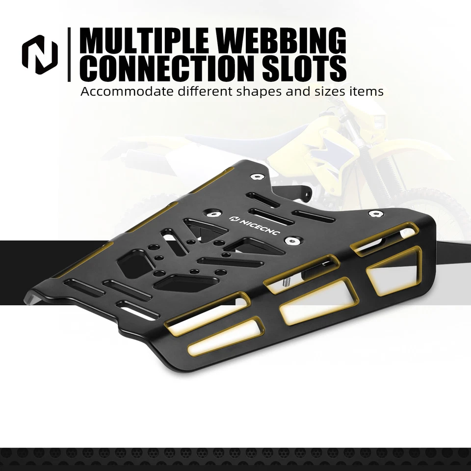 Комплект задних багажных кронштейнов для Suzuki DRZ400S DRZ400SM 2000-2025 NICECNC - Изображение 4 из 4