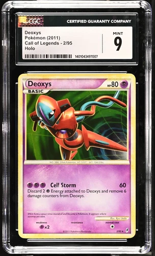Deoxys 2/95 Holo Rare - Pokémon 2011 English Call of Legends - CGC 9