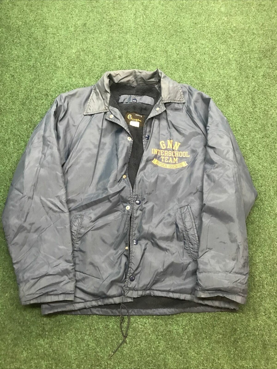 Vintage 60s 70s Champion GNN Physical Education Coaches Jacket 