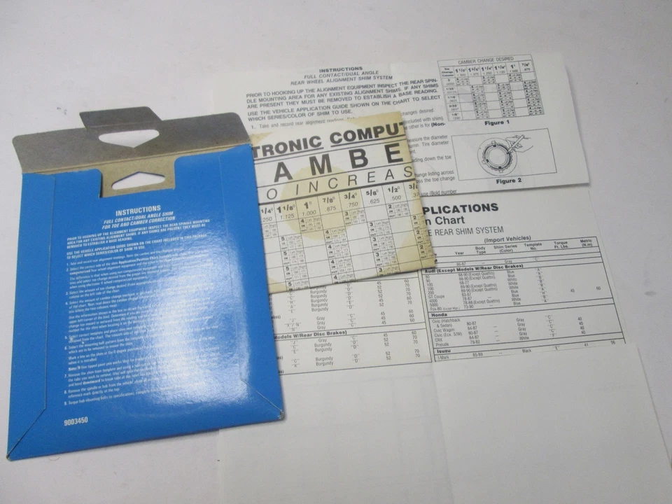 TRW 13716 Rear Alignment Shim # 6 White 1.5 degree Toe Camber 19536 - Image 4 of 4