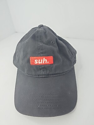 Suh Black Hat Cap The Artist Collective Adjustable Strap