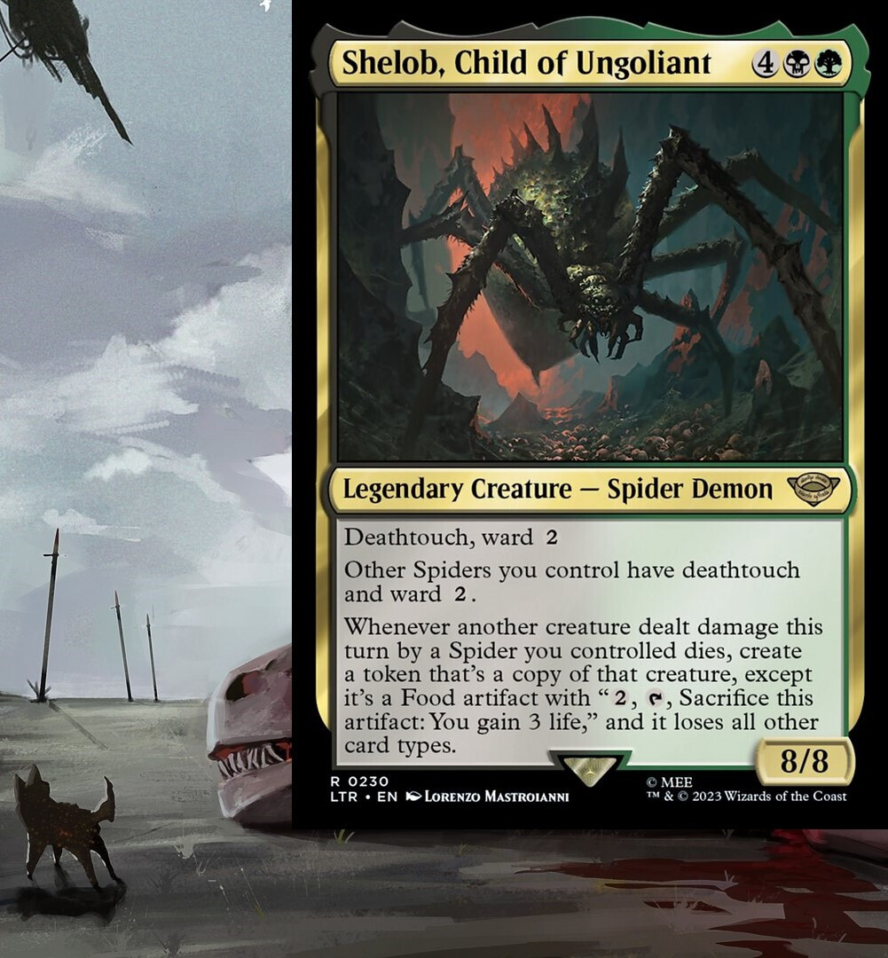 shelob mtg commander deck MTG Commander Deck EDH Deck Shelob, Child of Ungoliant 100 Magic Cards  Custom Deck Spiders Spider Kindred Lord of the Rings