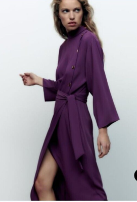 side button midi dress Juliette Pearl Buttons Midi Dress