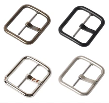 Solid Brass Watch Buckle 18mm 22mm w/ Springbar Release - Keeper Style