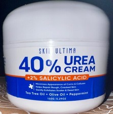 Urea Cream 40 percent for Feet with 2 Salicylic Acid Maximum Strength 5.29 OZ