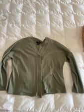 Art Class Girls Cardigan Sweater Green Size 6-6X NWOT