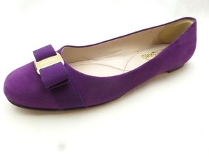 salvatore ferragamo purple shoes
