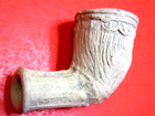 RARE ANTIQUE REV CIVIL WAR ERA CLAY PIPE FACE FRENCH TRADE INDIAN OHIO GENUINE — photo 3
