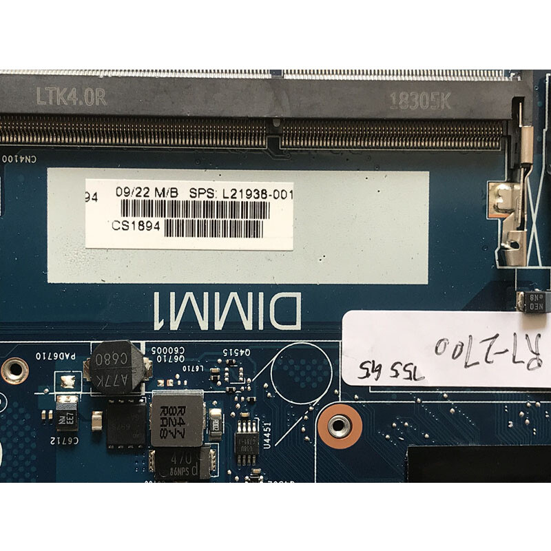 For HP 745 G5 MT44 755 G5 Motherboard R7-2700 6050A2945701