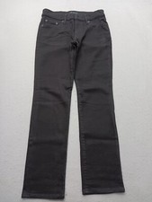 Lucky Brand Womens Jeans 4/27A Black Straight Leg Stretch Denim Classic Stylish
