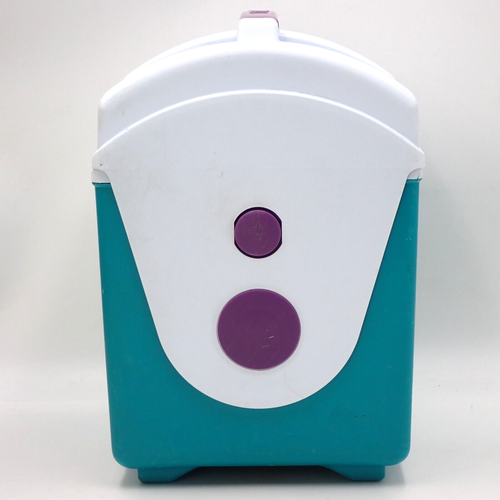 Vintage RUBBERMAID SIDEKICK Teal Green Lunch Box Cooler Ice Chest 6 Pack - Picture 2 of 10