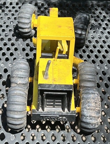 Vintage Tonka - Metal - Road Grader - Rubber Tires - Picture 6 of 8