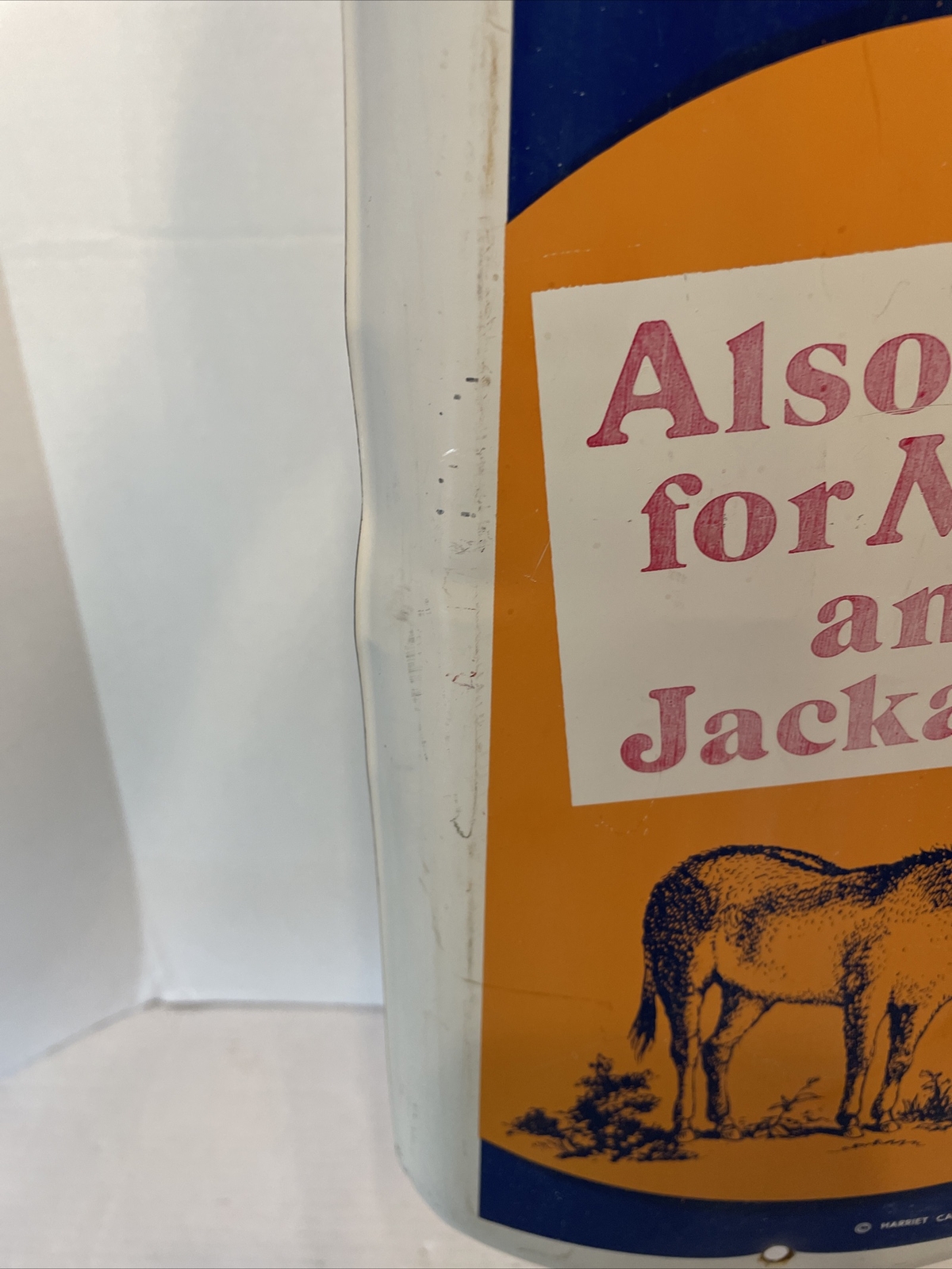 1981 H. Carter Dr Barker’s Horse Liniment Advertising Sign *Missing