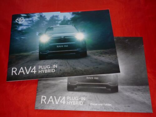 Brochure prospectus hybride rechargeable Toyota RAV4 + liste de prix liste de prix 2020 - Photo 1/2