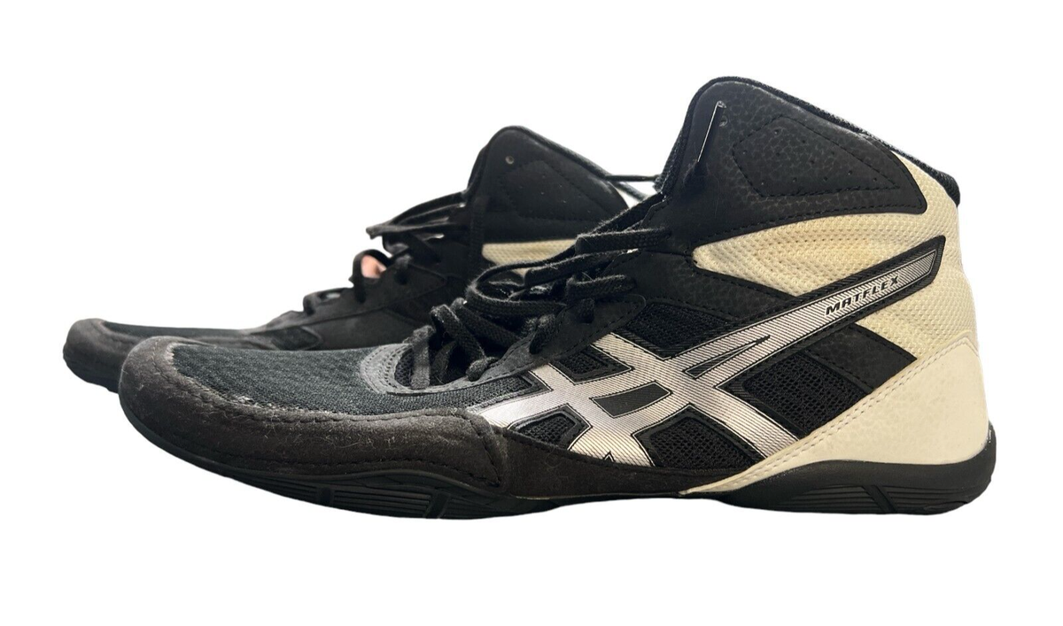 Asics Matflex 6 Men\'s 12 Wrestling Shoes Black White Gum 1081A051 Boxing Gym BJJ Wrestling shoes Asics Matflex 7 | Training-Fit main image 2