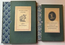 (Lot of 2) POEMS: William Blake & Tennyson, Peter Pauper Press Fine Eds Slipcase