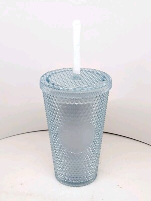 STARBUCKS 2021 ICY BLUE STUDDED BUMPY COLD CUP TUMBLER 16oz. | eBay