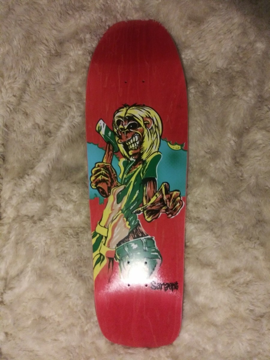 The New Deal Danny Sargent Eddie Reissue Skateboard Deck Screened