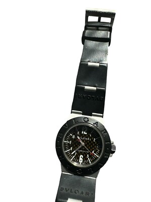 Authentic BVLGARI Aluminum AL32TA Black Dial Quartz Boys Watch Preowned Pre-Owned BVLGARI Watch BB23SS Quartz Black Dial Stainless  main image 4