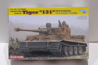 DRAGON TIGER 131 PZ.KPFW.VI AUSF.E. SD.KFZ. 181 EARLY PRODUCTION TANK SCALE 1:35