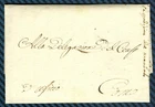 Letter from Como (Cisalpine Republic, satellite state of France) - 1798