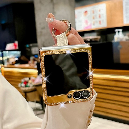 Diamond Phone Case For Samsung Galaxy Z Flip6 Flip5 4 3 Shockproof Holder Cover - Picture 6 of 18