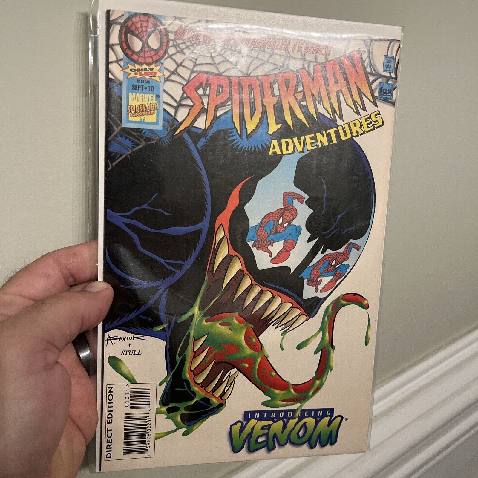 Spiderman Adventures #10 Newsstand (1st appearance of animated Venom!)