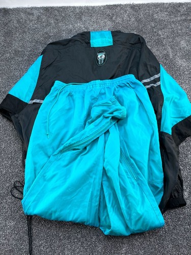 Vintage Nike Windbreaker Tracksuit Blue & Black Jacket Nylon Unisex Size L - Picture 19 of 19